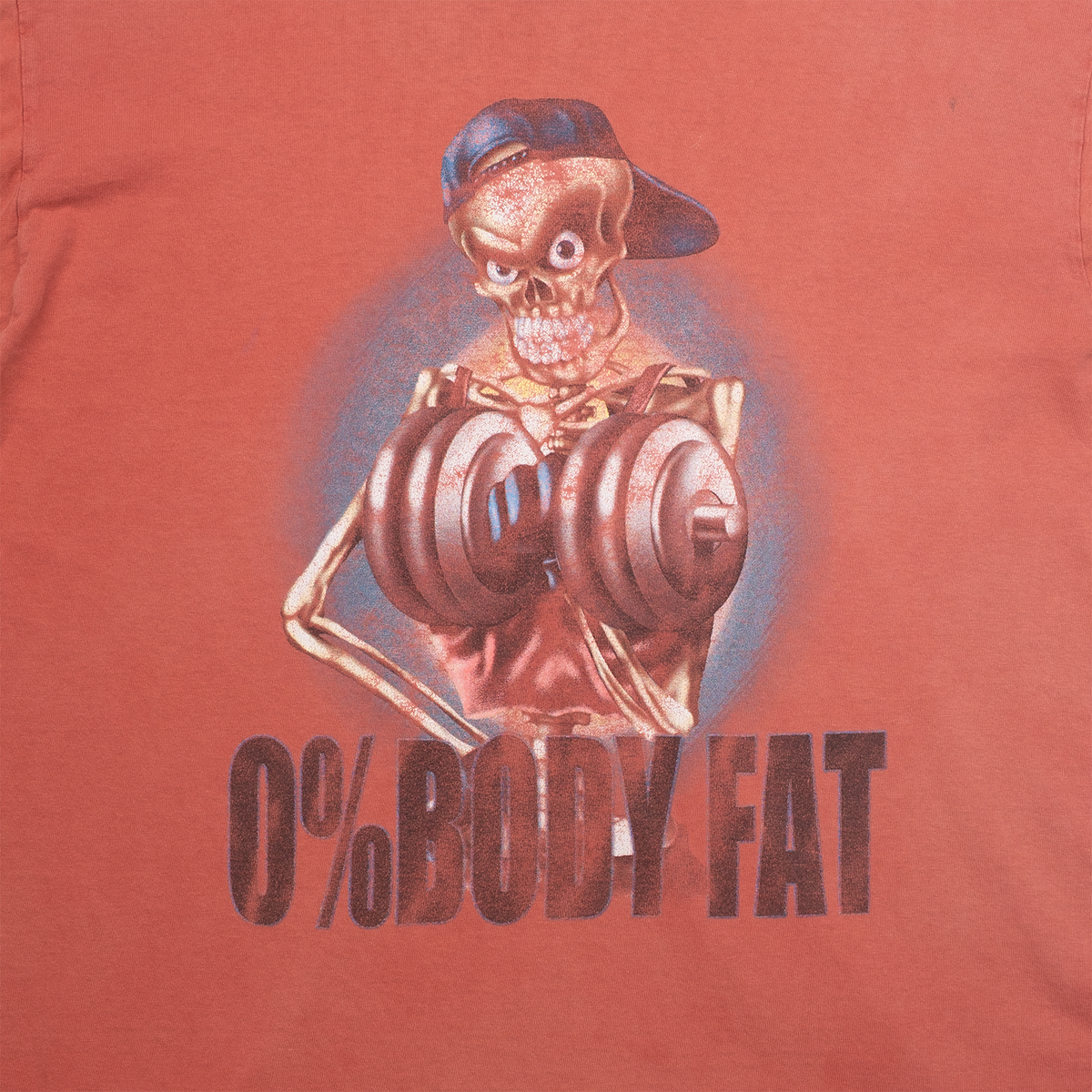0% Body Fat Graphic Print Fading
